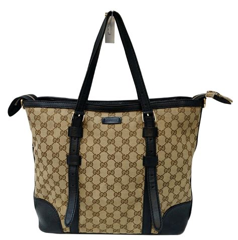 gucci leather swing tote bag|gucci gg canvas tote bag.